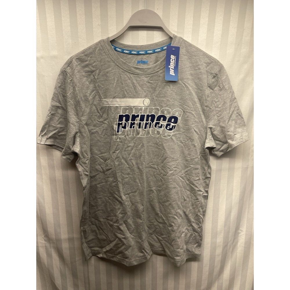 Prince Pickleball Men's Size Small Short Sleeve T-Shirt Gray‎
